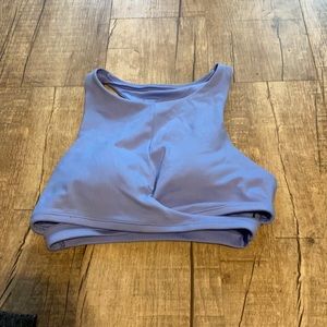 Padded Gilly Hicks sports bra, size medium, periwinkle color